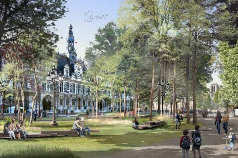 Paris Expands Urban Forest Project to Cool City