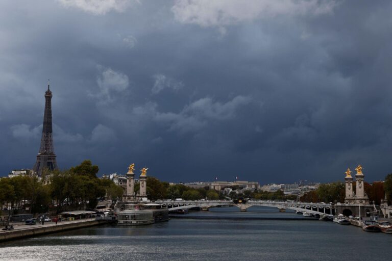 Paris Cools As Heatwave Gives Way To Storm Weather