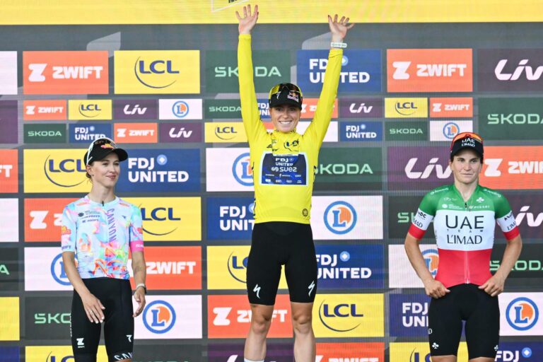 Demi Vollering Wins Tour With Late Attack In Nice